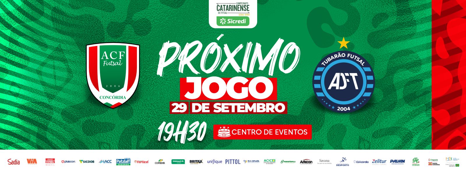 ACF - CONCÓRDIA X TUBARÃO FUTSAL